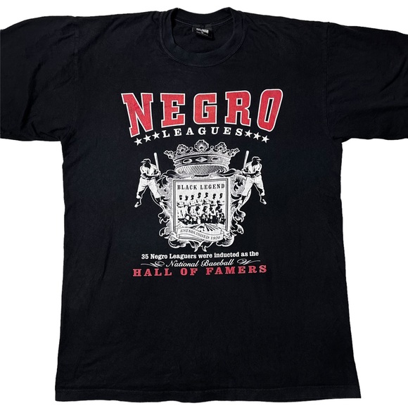 Big Boy Headgear Shirts Negro League Baseball Hall Of Famers